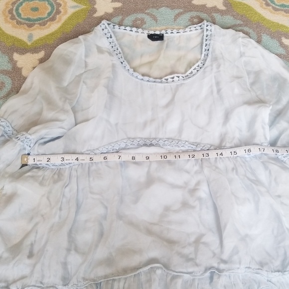 Fox sky blue boho with cami under long sleeve - Picture 3 of 8